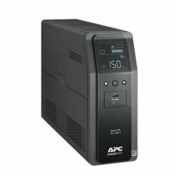 Apc Back Ups Pro BR 1000VA, Sinewave, 10 Outlets, 2 USB Charging Ports, AVR, LCD Interface AP481848